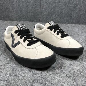 Vans Old Skool Women's‎ 7 Blue White Black Suede Low Top Skate Sneakers